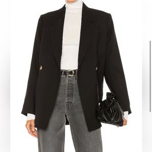 ANINE BING Kaia Blazer in Black size XXS